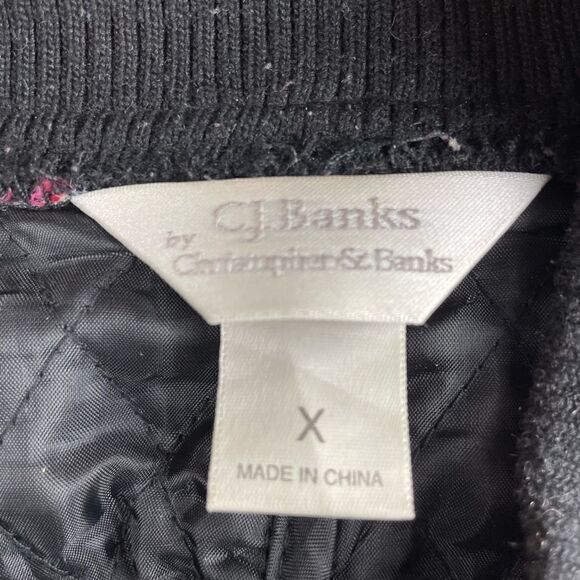 CJ Banks Button Down Plaid Vest Size X EUC - Picture 6 of 6